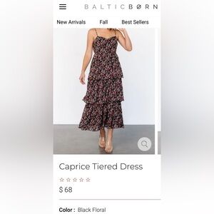 Baltic Born Women’s Caprice Tiered Dress